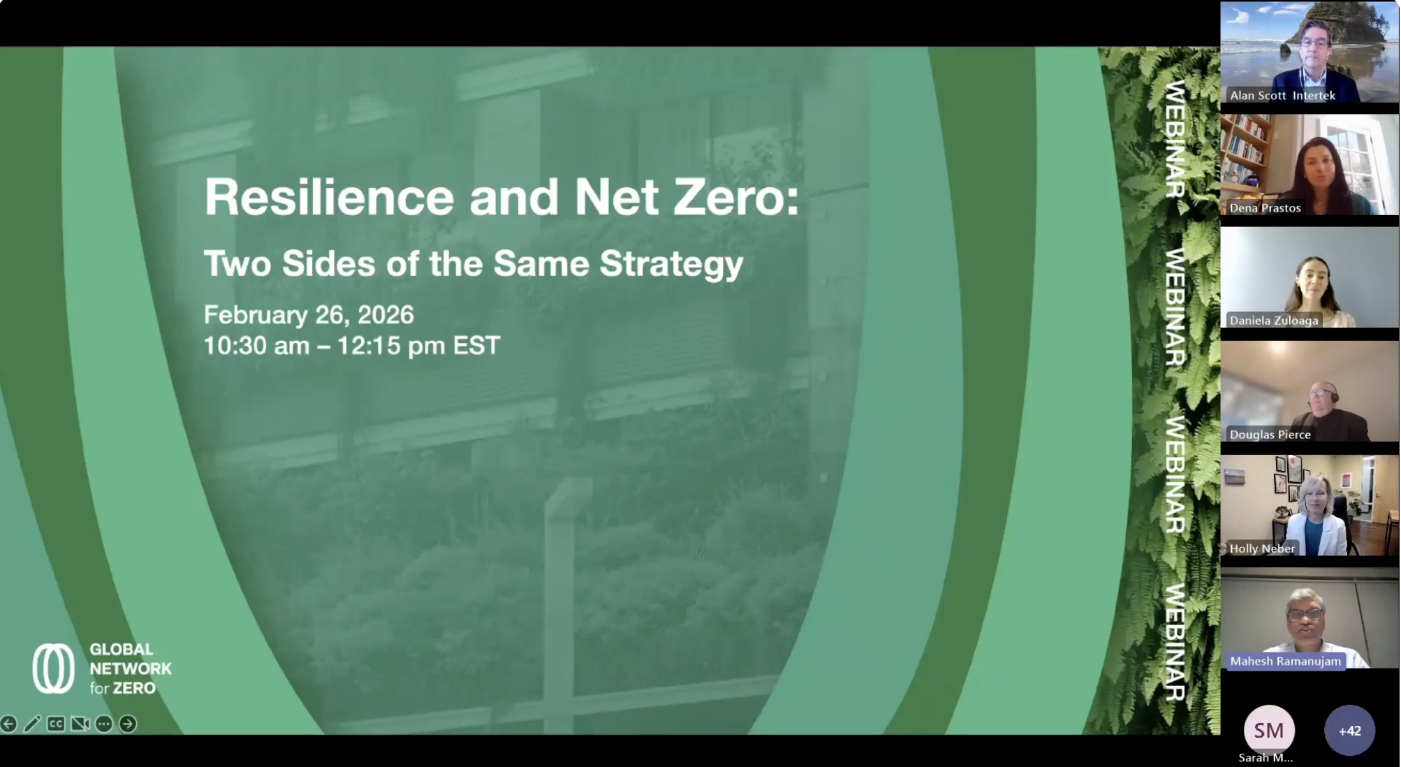 Webinar: Resilience and Net Zero