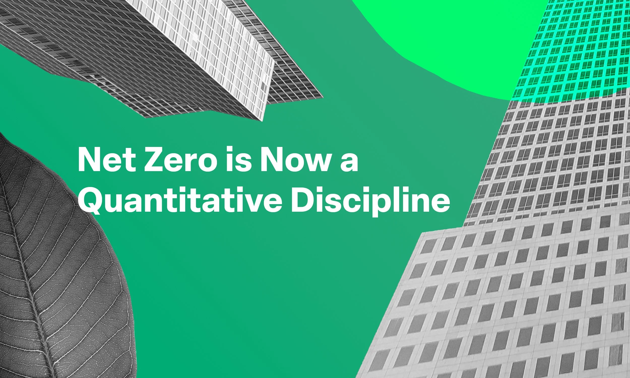 From Portfolio Pledges to Asset-Level Proof: Making Net Zero Measurable