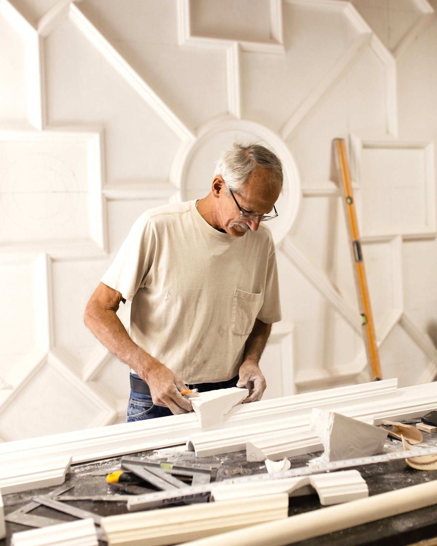 Professor Steve Kester, Chair of Plaster at ACBA, emphasizes, &quot;Most people think of plaster as flatwork like walls and ceilings, but plaster encompasses so much more...&quot;⁠
⁠
Stephen Kester's passion for preservation and restoration began ear