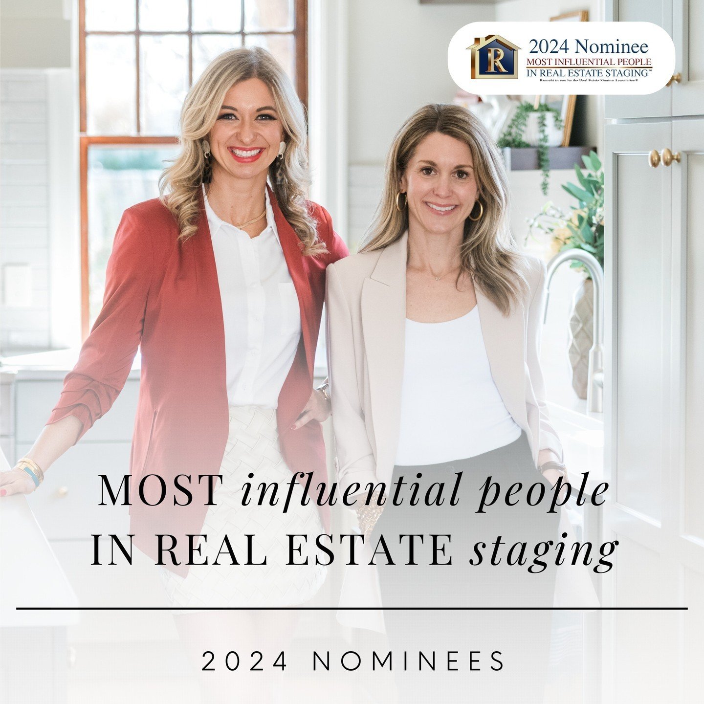 Thrilled and humbled to share that we've been nominated by our incredible peers for the 2024 Most Influential in Real Estate Staging award! 😊🎉 It's truly an honor to be recognized among such talented professionals in our industry. 

From finance an