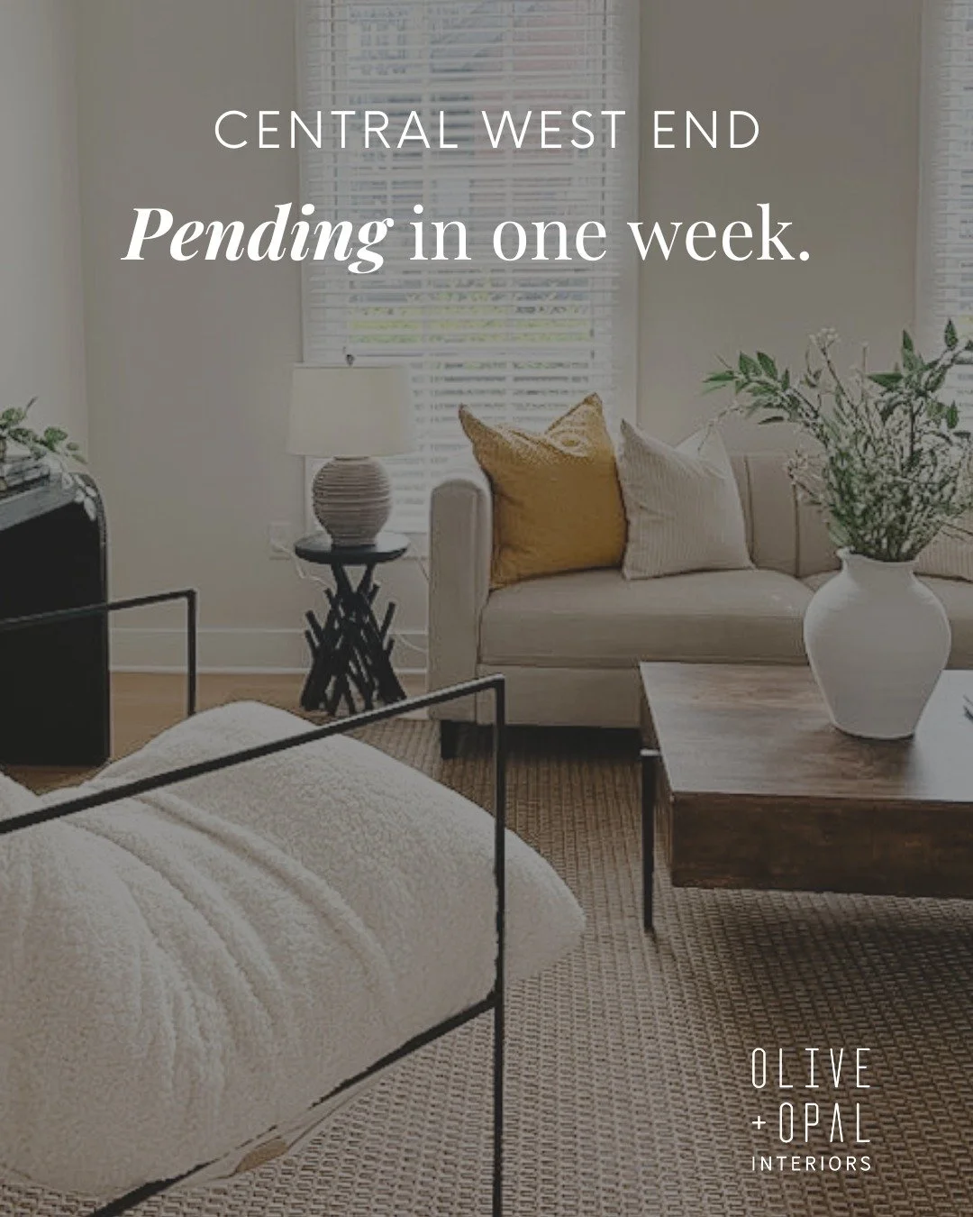 🏡 Under Contract in 7 Days!
32 Carriage Lane | $315,000

We&rsquo;re catching up on a few posts after a busy (and amazing!) week at The Staging Collective Annual Meeting 🖤 &mdash; but this chic Central West End condo deserves a moment in the spotli