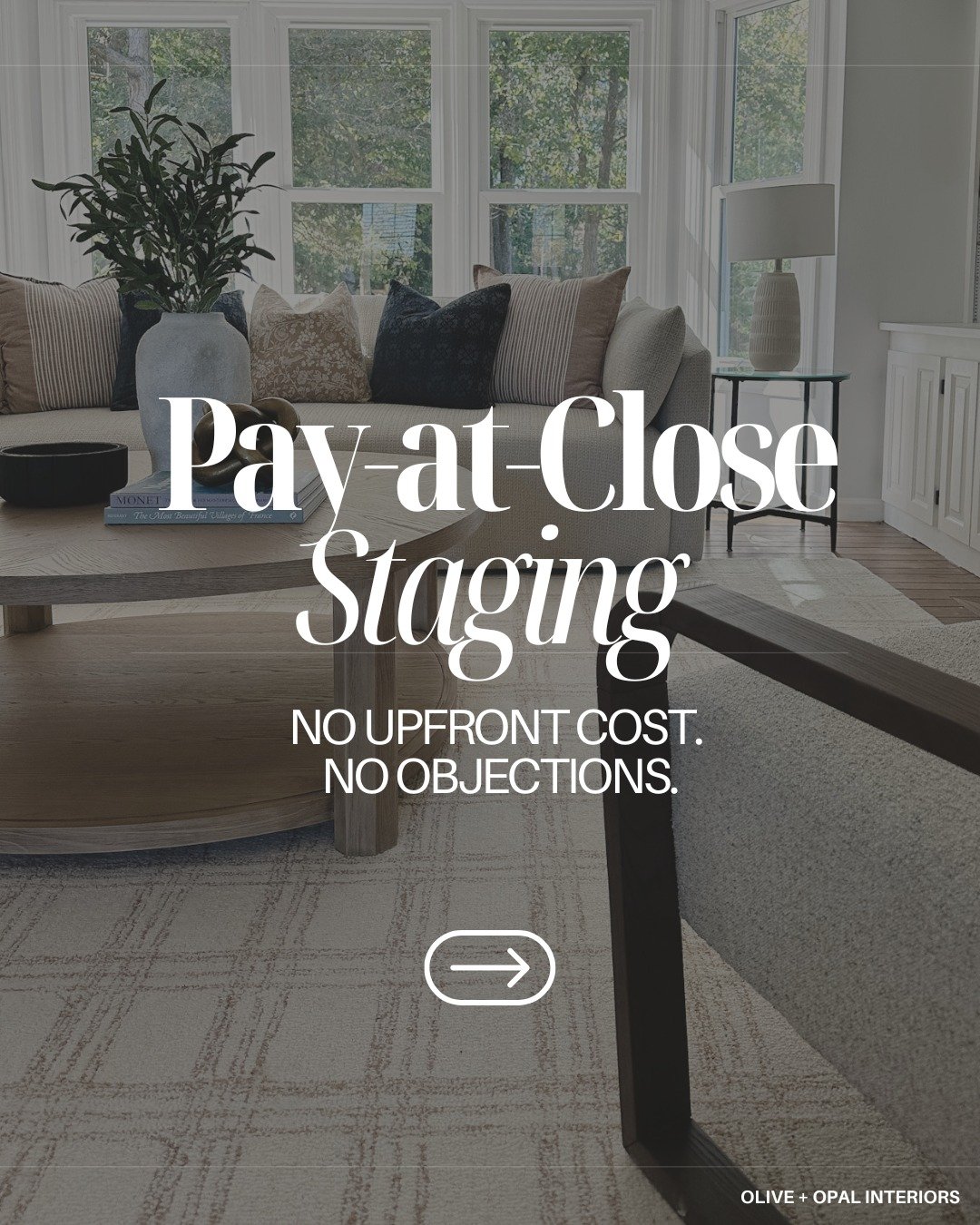 Agents: Say goodbye to the &ldquo;too expensive&rdquo; objection.

Introducing Titus, our pay-at-close partner a simple, fast solution that lets your clients defer staging and listing-prep costs until their home sells.

Here&rsquo;s how it works:
1️⃣