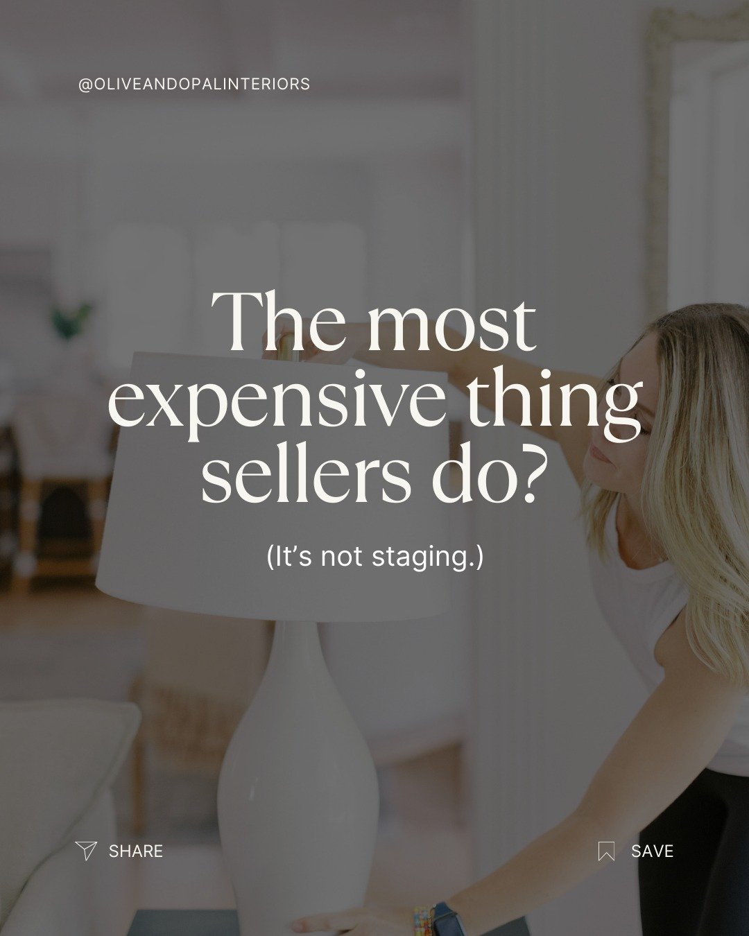 The most expensive thing sellers do before listing?

It&rsquo;s not staging.
It&rsquo;s guessing.

Guessing what buyers want.
Fixing the wrong things.
Waiting too long to act.

Strategy costs less than guesswork &mdash; in time, money, and stress.

I