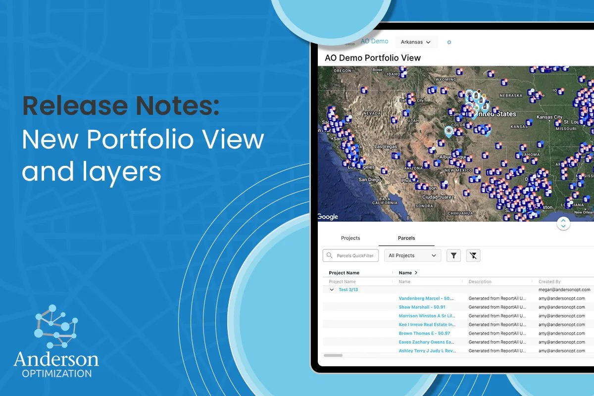 View your whole portfolio of renewable energy development projects on one map