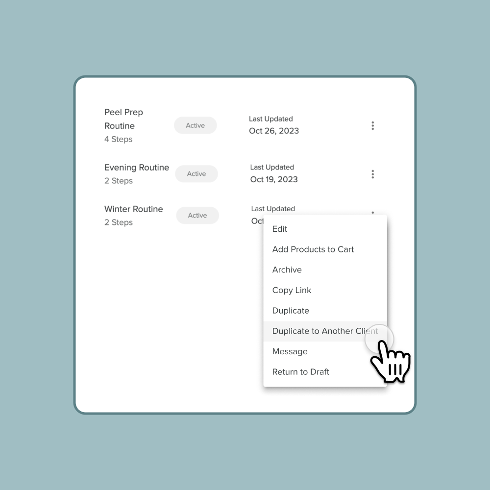 Save Time By Duplicating Routines