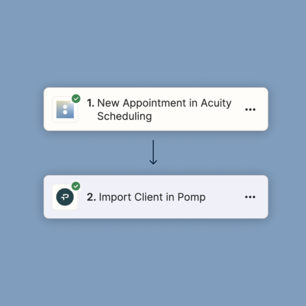 Create a custom Zapier automation to import new clients