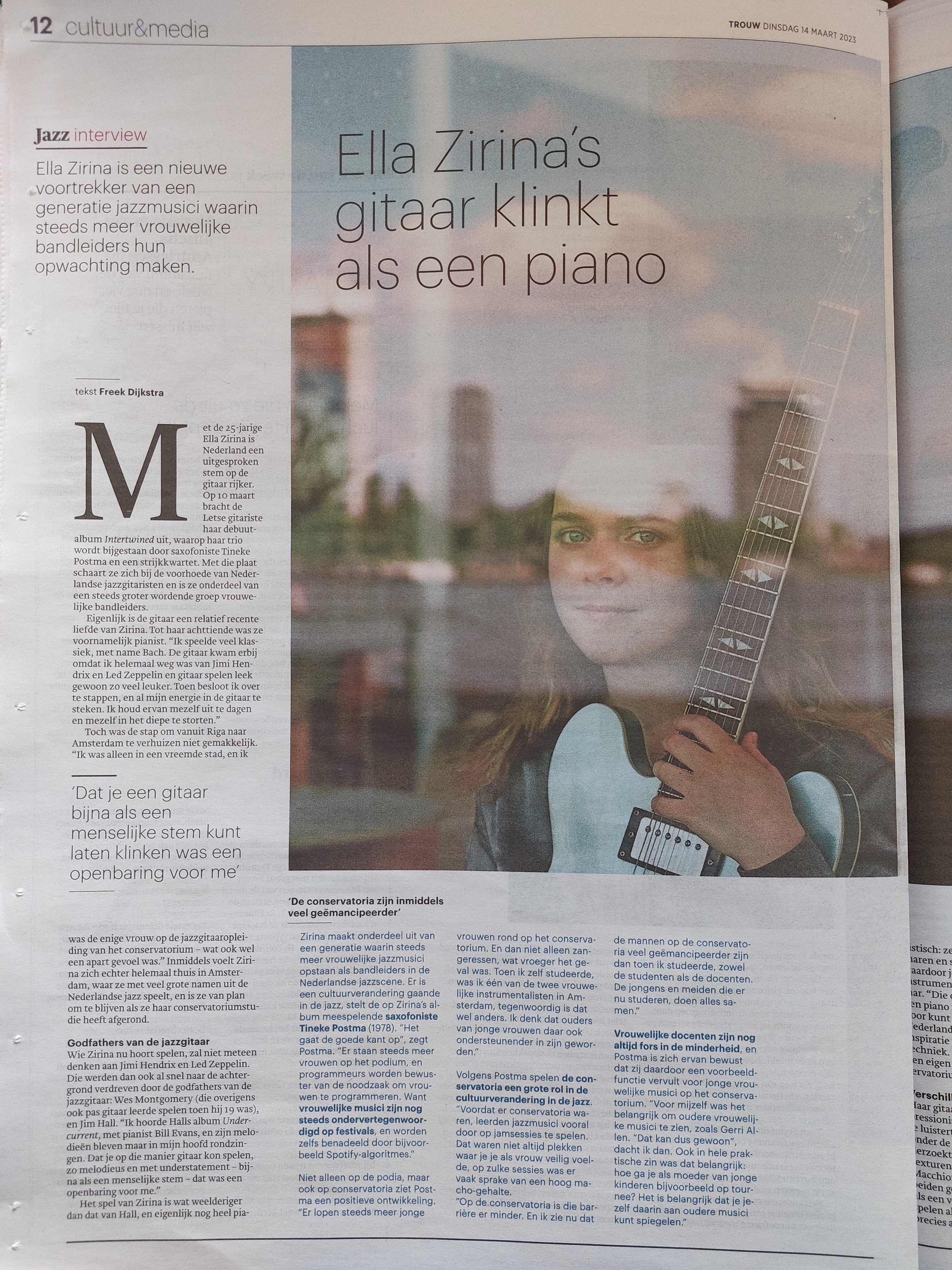 Trouw interview