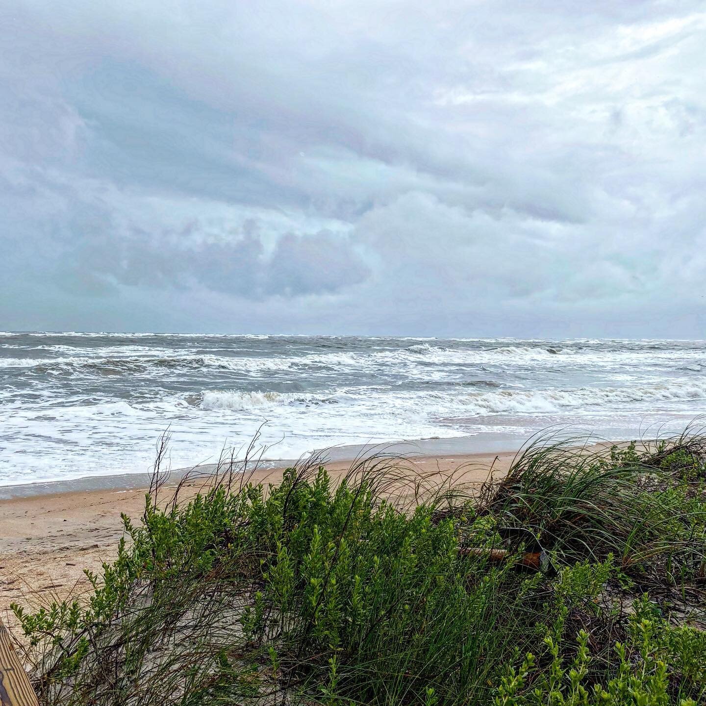 Stormy morning in #VilanoBeach today. #staugustine