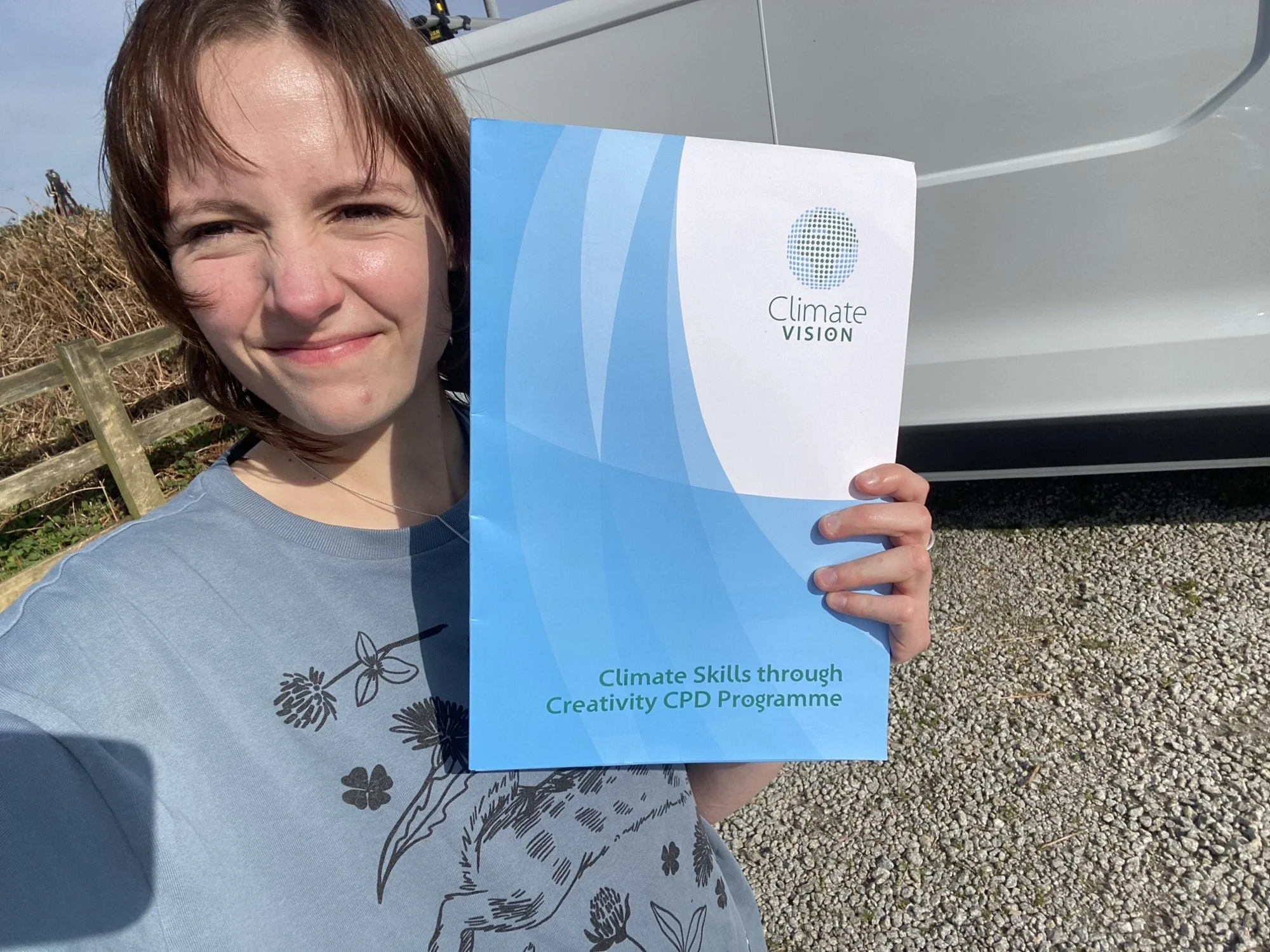 Getting my Climate skills through creativity CPD 1 with Climate Vision