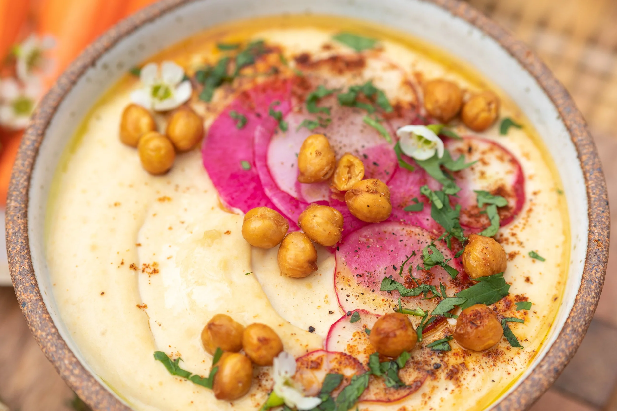 Hummus with Crispy Chickpeas