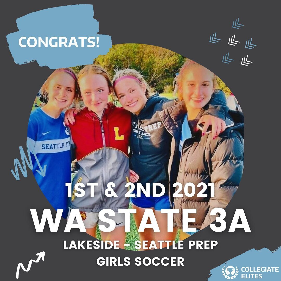 ⚽️🏆🙌 We wanted to give a special congratulations to some of our athletes who competed in the state tournament last week! We have watched these athletes work so hard in the off season to make this happen. Keep it up! #CollegiateElites #Athletes #Tea