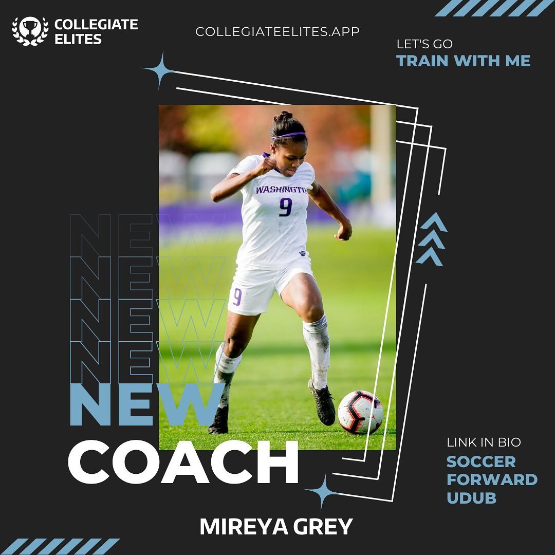 👋 @mireyagreyaa Welcome to @collegiateelites! 🏆
.
Athletes, start training to get to the next level with athletes who know what it takes. Sign up/request training with our newest coach @mireyagreyaa 
.
www.CollegiateElites.app
.
#welcome #collegiat