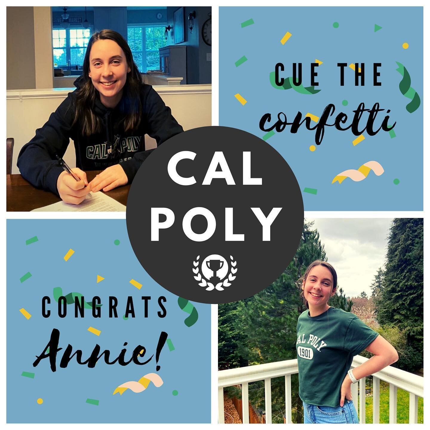 🎉Congratulations to @ahatzenbeler on committing to Cal Poly! 🏆
.
Continue to be a leader and set the tone, Cal Poly is lucky to have you! We&rsquo;re looking forward to watching you accomplish many things in this next chapter of your athletic and a