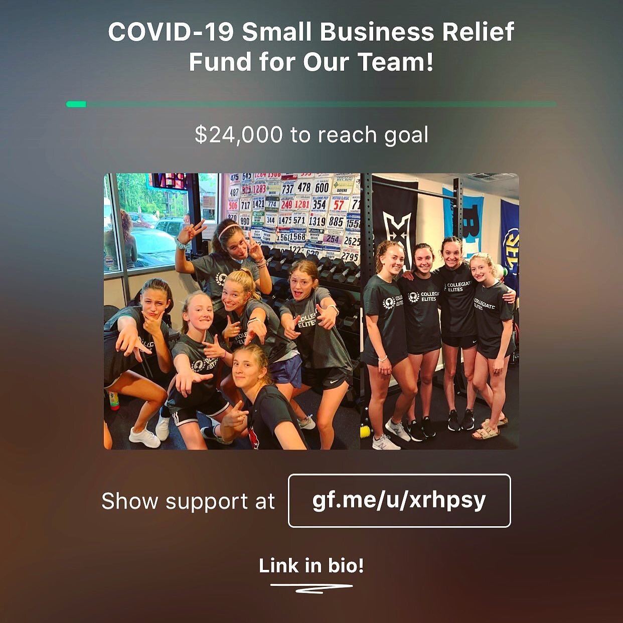 If you have a moment &amp; are able, please help support our team through these tough times as our business of helping young athletes is impacted &amp; our doors are closed. ❤️ #supportsmallbusiness #covid_19 #anythinghelps #athlete #support #collegi