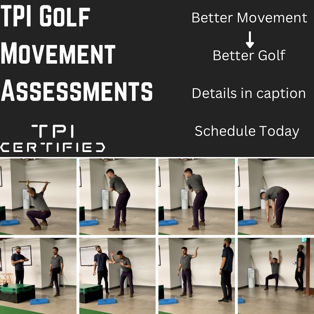Golf season may be over, but now is the perfect time to start preparing your body physically for your next round! ⛳⬇️

We are now offering free TPI Golf Movement Screens for the remainder of the year. This is the same movement screen that many of the
