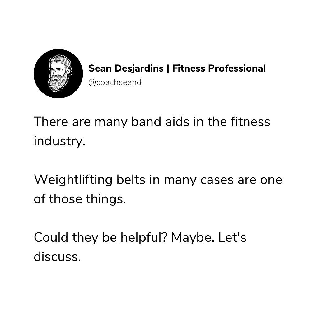So you have back pain when you squat or deadlift. Someone tells you to put on a belt. 

The pain is gone. Or reduces. 

Does that mean the belt fixed you? 

No. You did that. You did something different. 

Maybe you created more tension/pressure. Or 