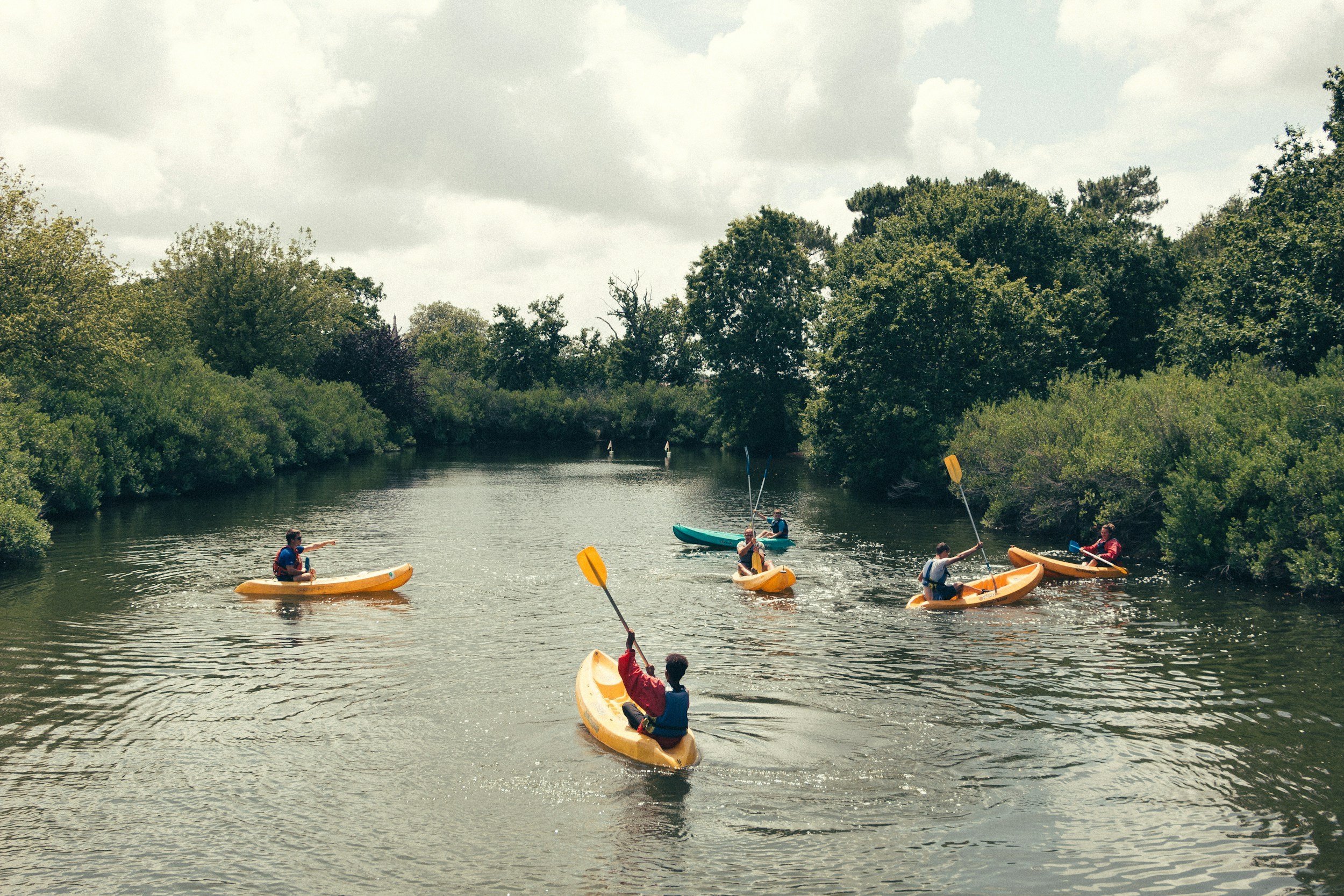 Kayaking on Lady Bird Lake