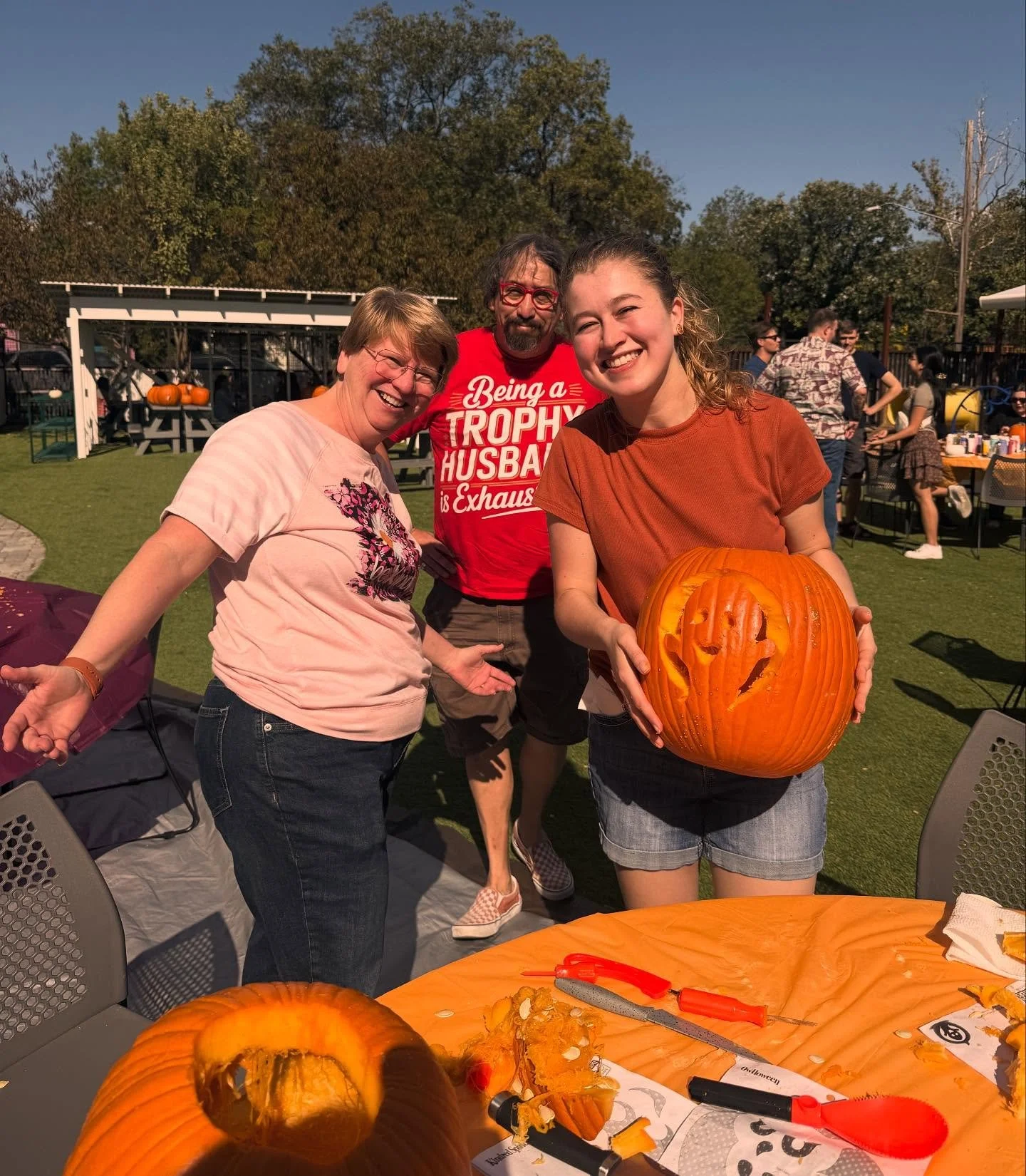 We 🧡 our church 
We 🧡 our neighborhood
We 🧡 pumpkins

Another Pumpkin Party in the books🥳 So sad that it&rsquo;s over, so VERY glad that it happened!! Same time next year?📆🎃👀

#ridgetop #austin #northloopatx #pumpkinparty #austinneighborhoods