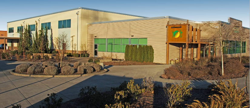 Picture of the Clark County Food Bank. Note: entrance is on the right side of the building.