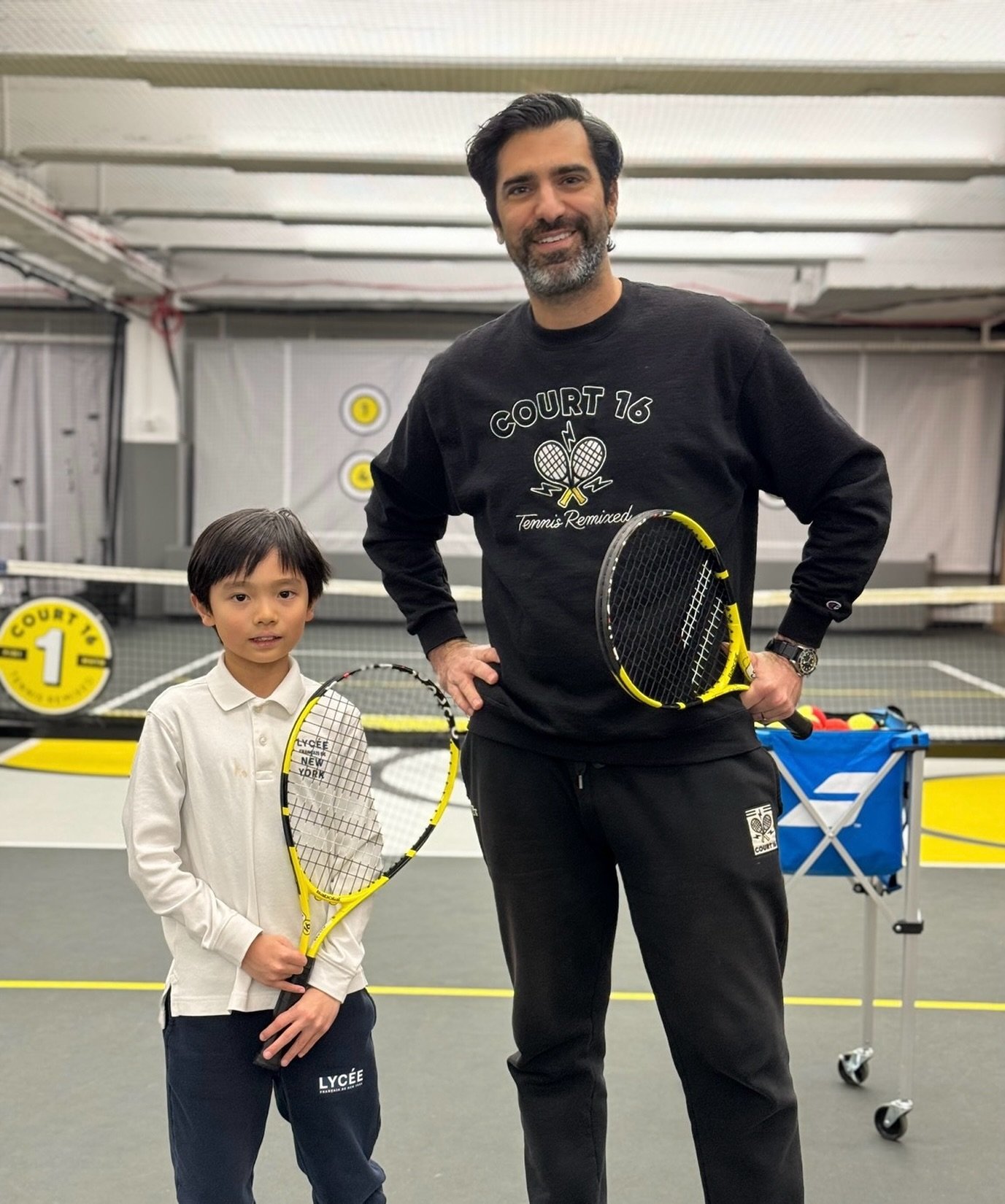 🎾 For nearly a decade, Court 16 has been a pivotal part of NYC families&rsquo; lives, creating balance and joy in the afternoons. Each day, our courts light up with energy as young players like Adam refine their skills under the guidance of Anthony,