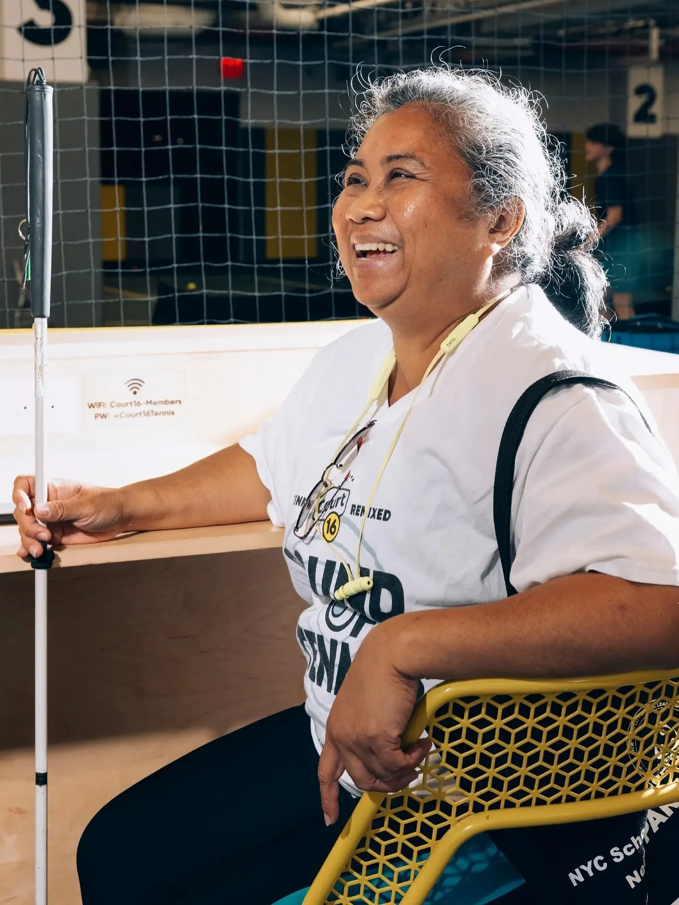 The sound of every rally tells a story of inclusion through play. 🎾 

As #WhiteCaneAwarenessMonth comes to a close, we show gratitude to the players, coaches, and friends behind our Sound of Tennis program &mdash; the heart of this community. 💛What
