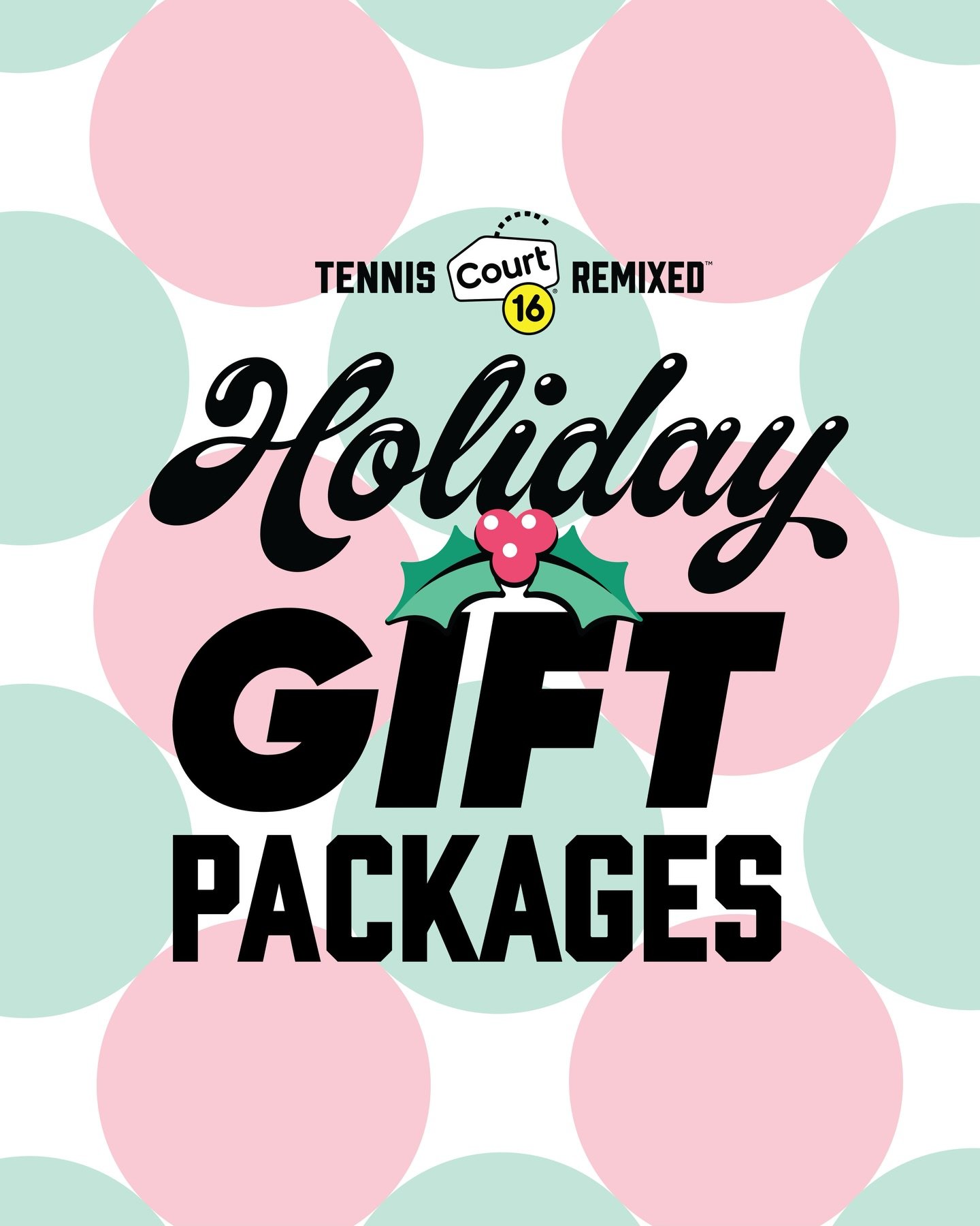 Give the gift of play that lasts all season. 🎁✨

Surprise the tennis or pickleball lover in your life with something they&rsquo;ll actually use &mdash; and love. Our Holiday Gift Packages pair time on court with quality gear, making it the kind of p