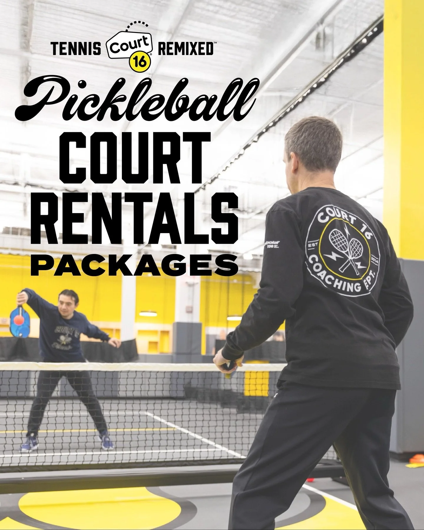 More play, more rallies, more reasons to stay on court. 🎾

Grab a pickleball court rental package, save on play, and enjoy a few extras along the way. 

🔗 Click the link in our bio to purchase your package today! 
(Valid at these Court 16 locations