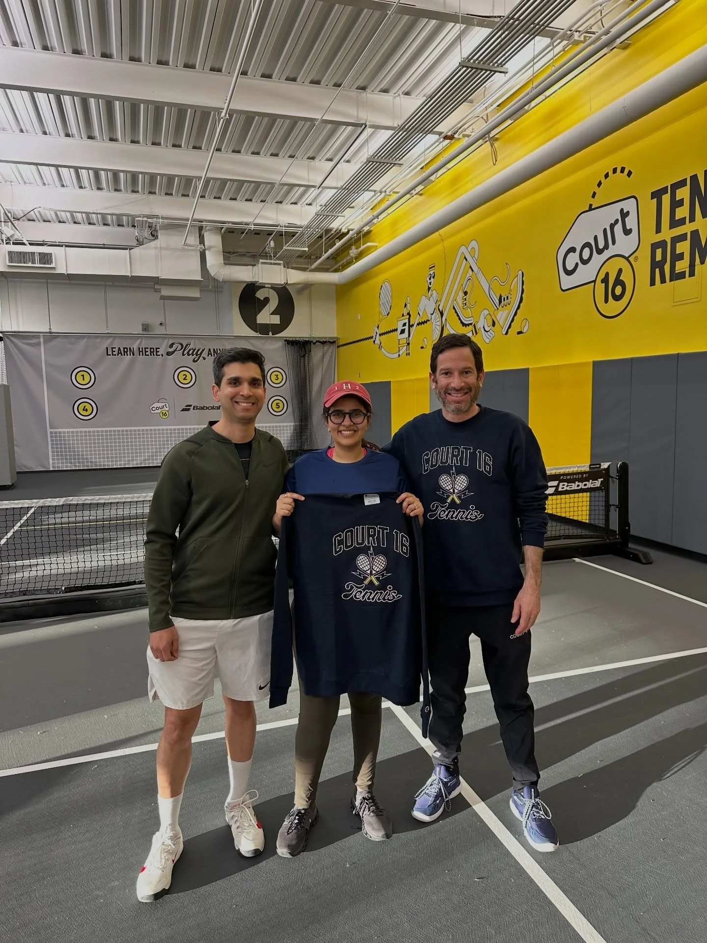 Congratulations to the winners of the Paddle Baddle, Kriti and Kunal Vaidya! 🏆

And a heartfelt thanks to all the #Court16Newton members who came out to our first ever fun and friendly pickleball tournament. We already can&rsquo;t wait for the next 