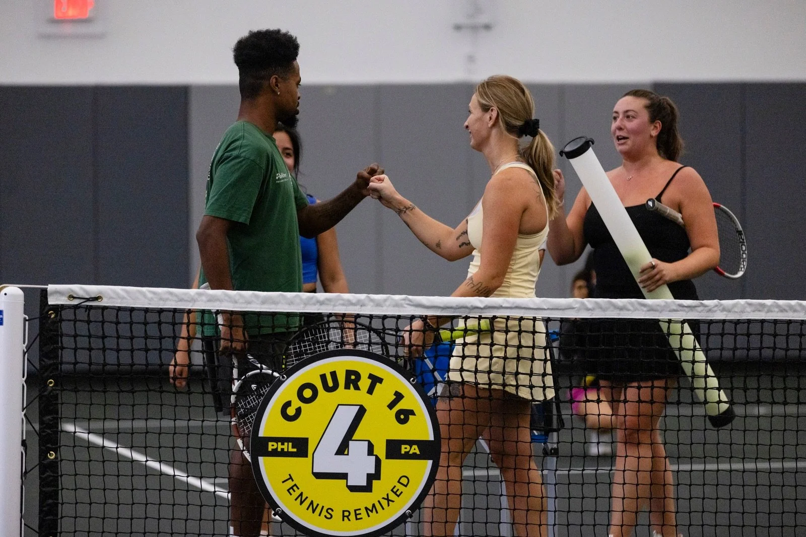Happy National Tennis Month! 🎾 

Tennis brings people in, but the community is what makes them stay. Some of the best moments at Court 16 happen outside the lines, from catching up after class to meeting new people and seeing familiar faces every we