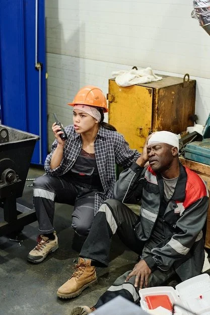 Frontline Workers Using Injury Response Plan