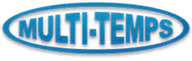 Blue oval logo with uppercase text 'MULTI-TEMPS'