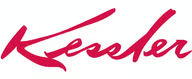 Kessler logo in red cursive script