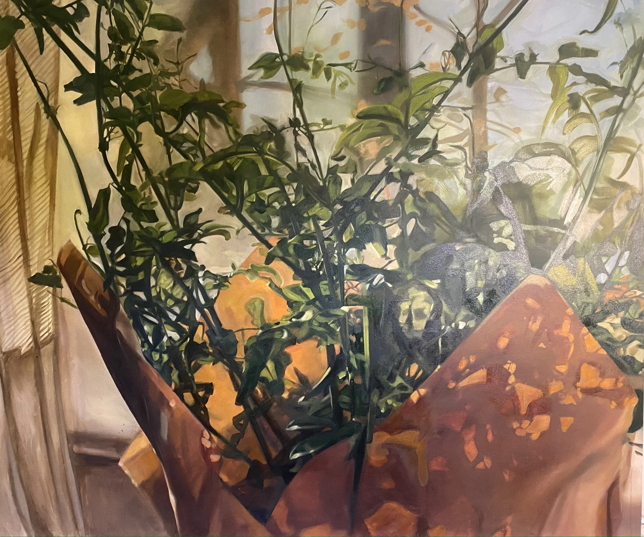 "Untitled", oil on canvas, 48" x 36", 2021-present