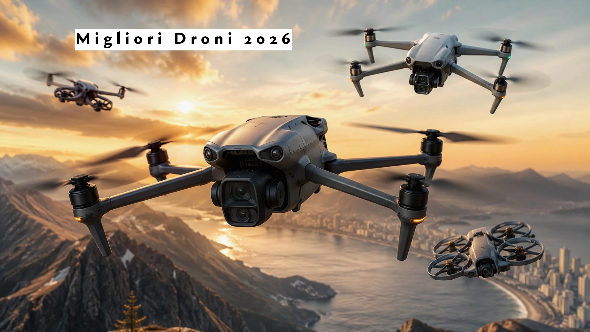 Migliori droni 2026: 9 modelli per viaggio, video e fotografia