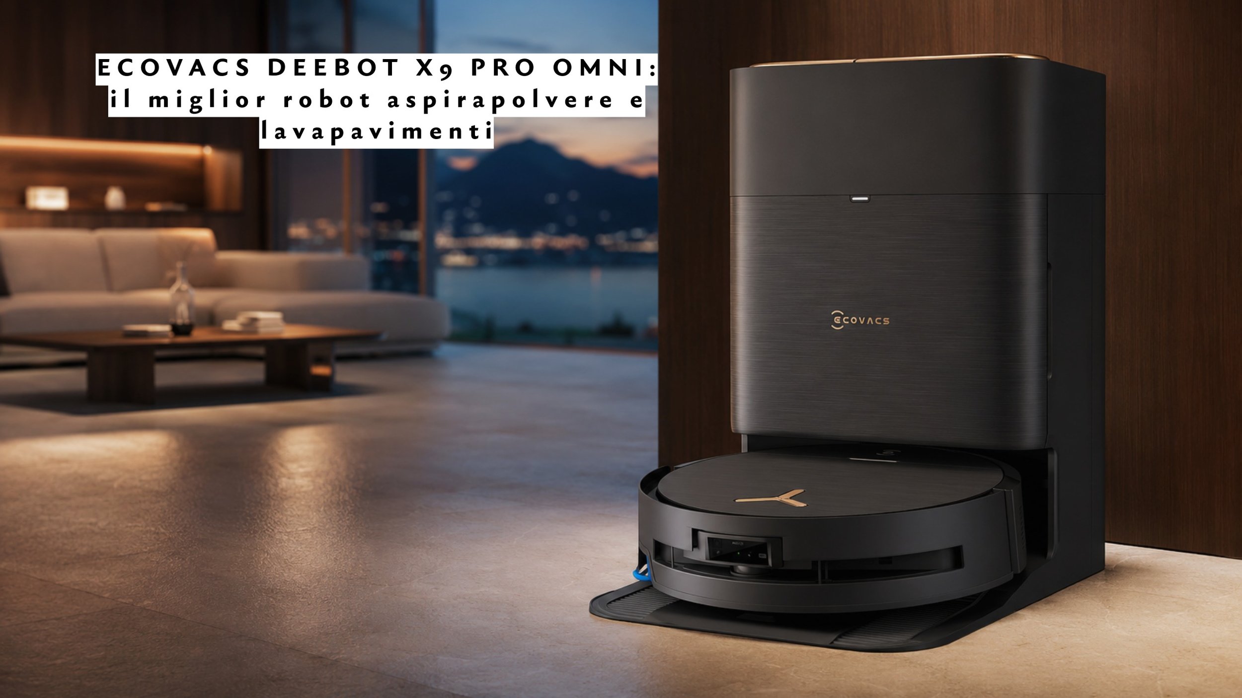 ECOVACS DEEBOT X9 PRO OMNI: il miglior robot aspirapolvere e lavapavimenti?