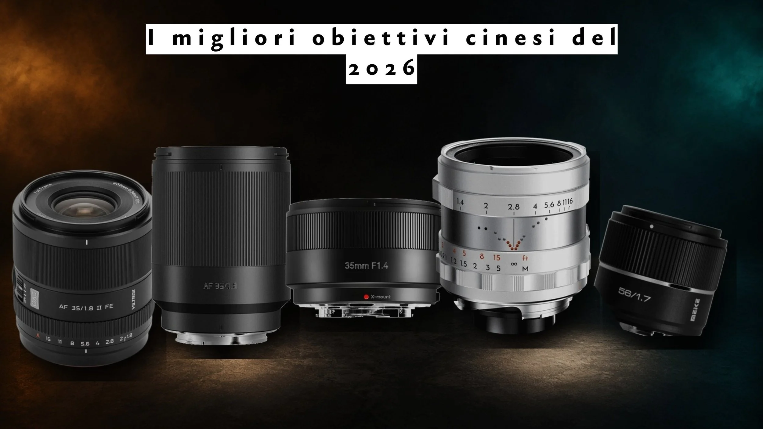 I migliori obiettivi cinesi del 2026: Viltrox, TTArtisan, 7Artisans, Thypoch e Meike