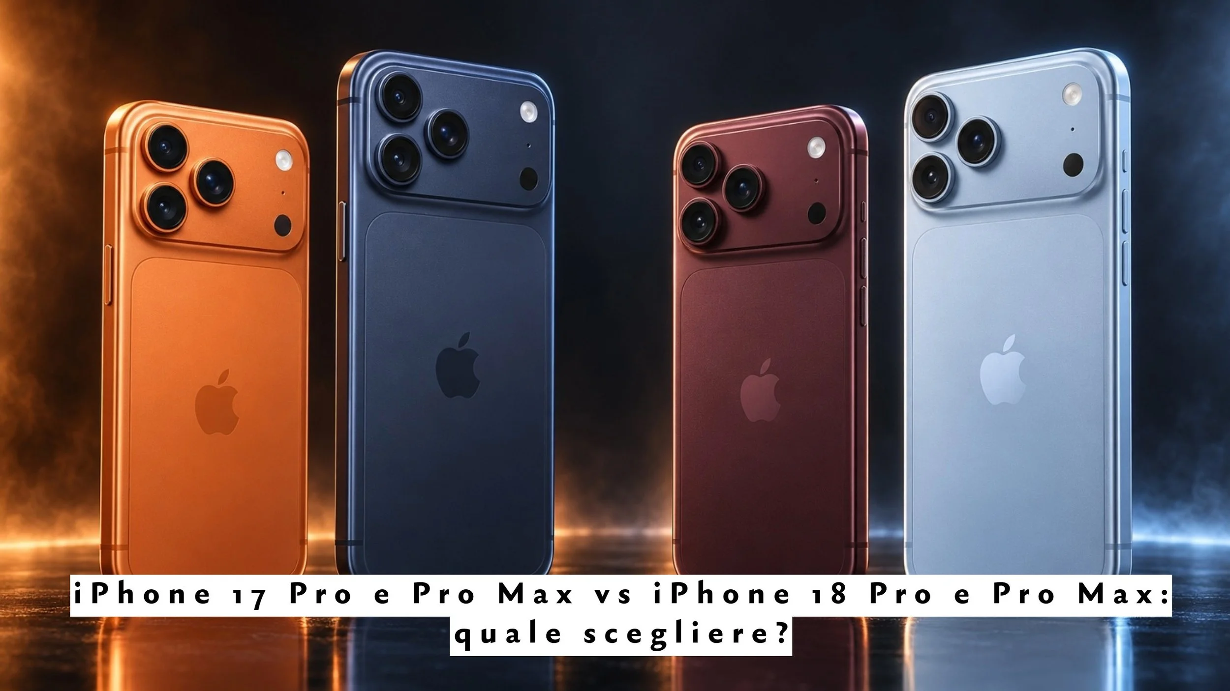 iPhone 17 Pro e Pro Max vs iPhone 18 Pro e Pro Max: quale scegliere?
