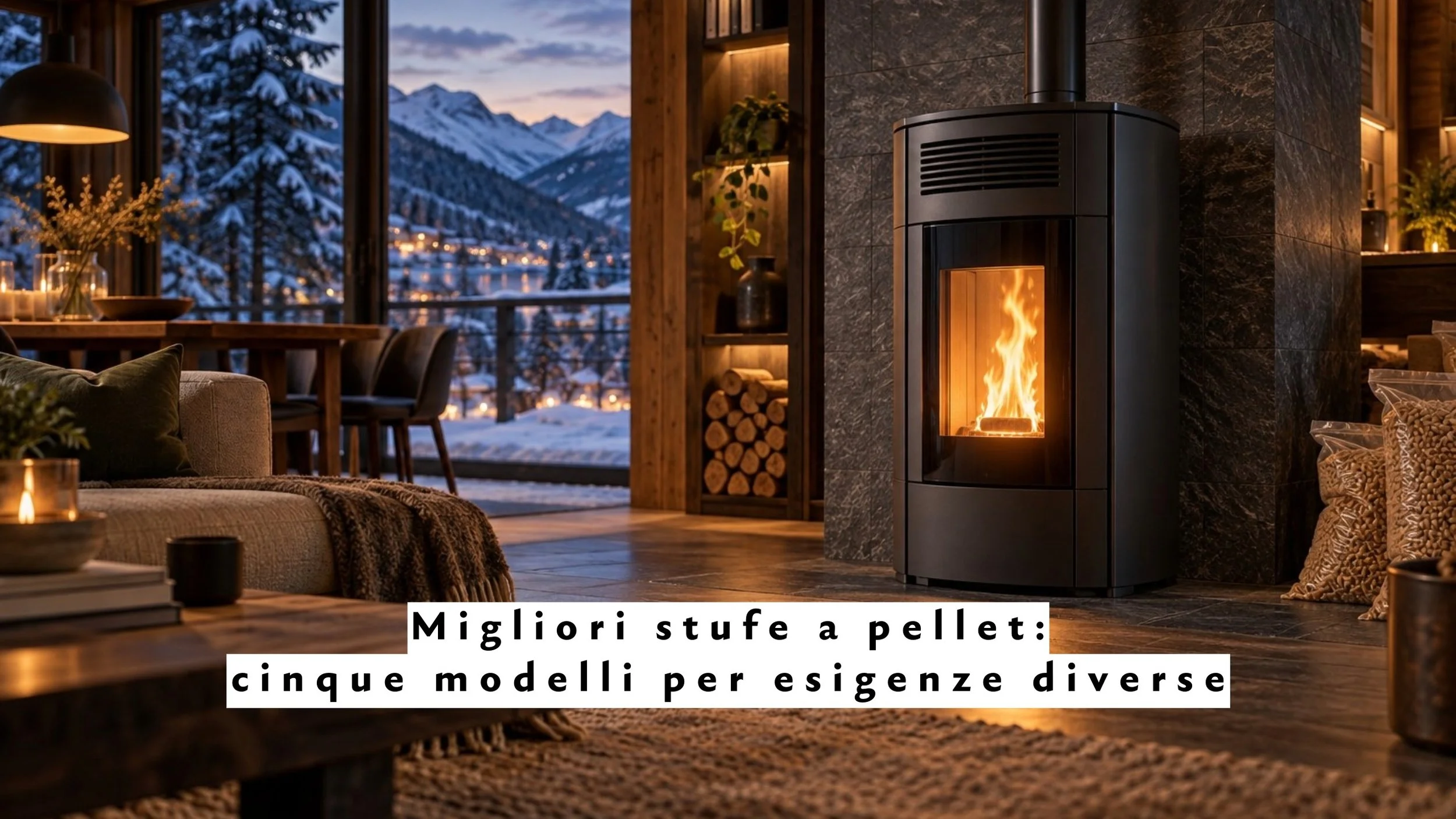 Migliori stufe a pellet: cinque modelli per esigenze diverse