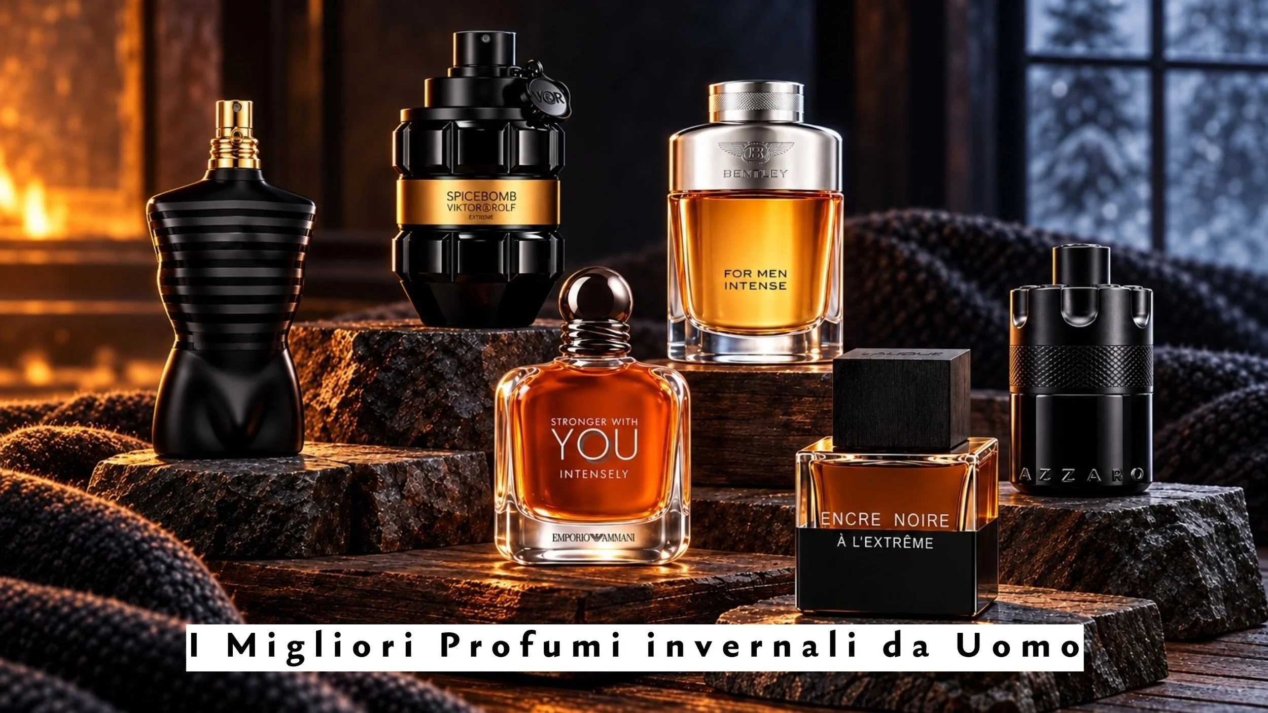 I migliori profumi invernali da uomo.