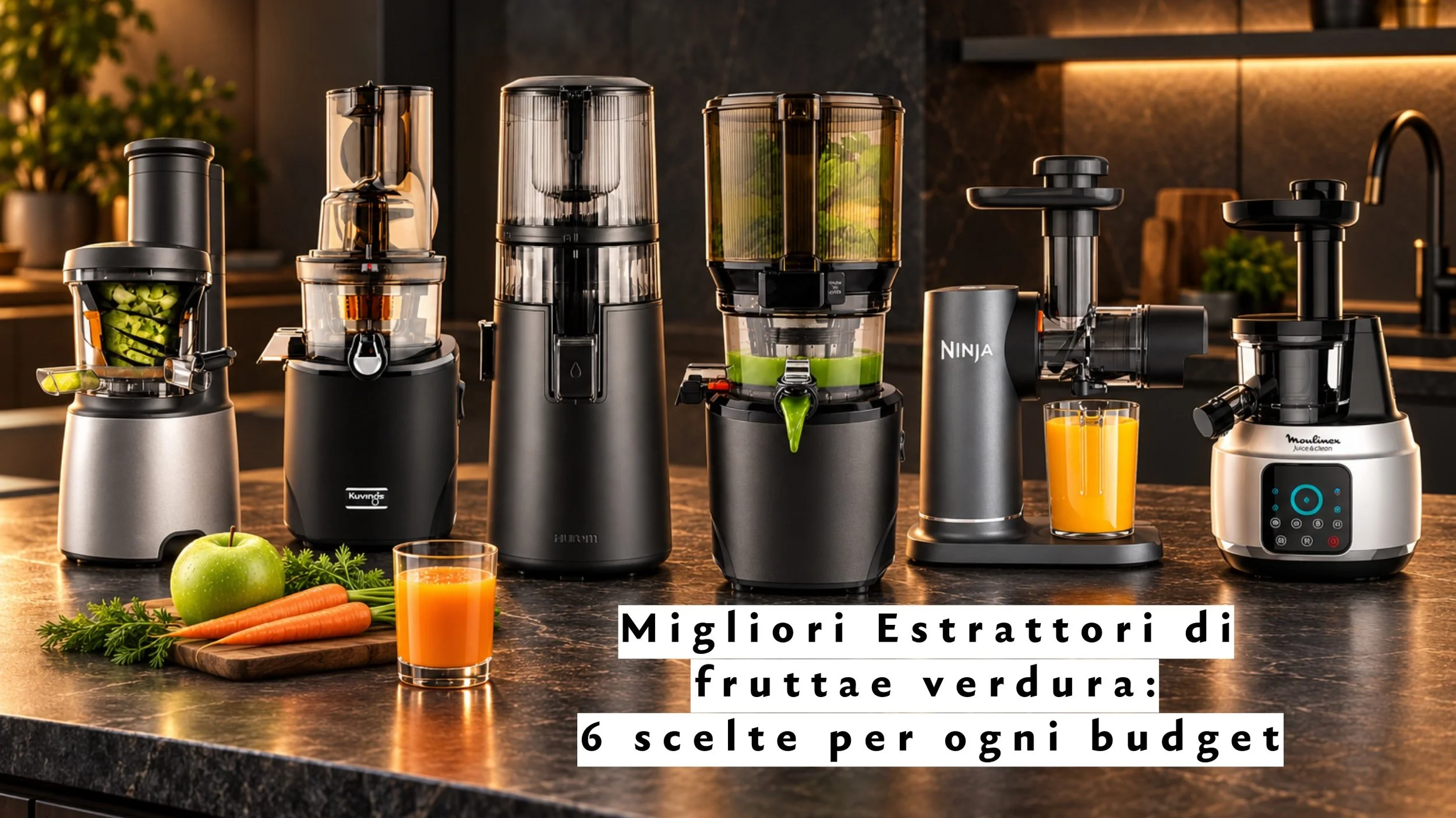 Migliori Estrattori di frutta e verdura: 6 scelte per ogni budget