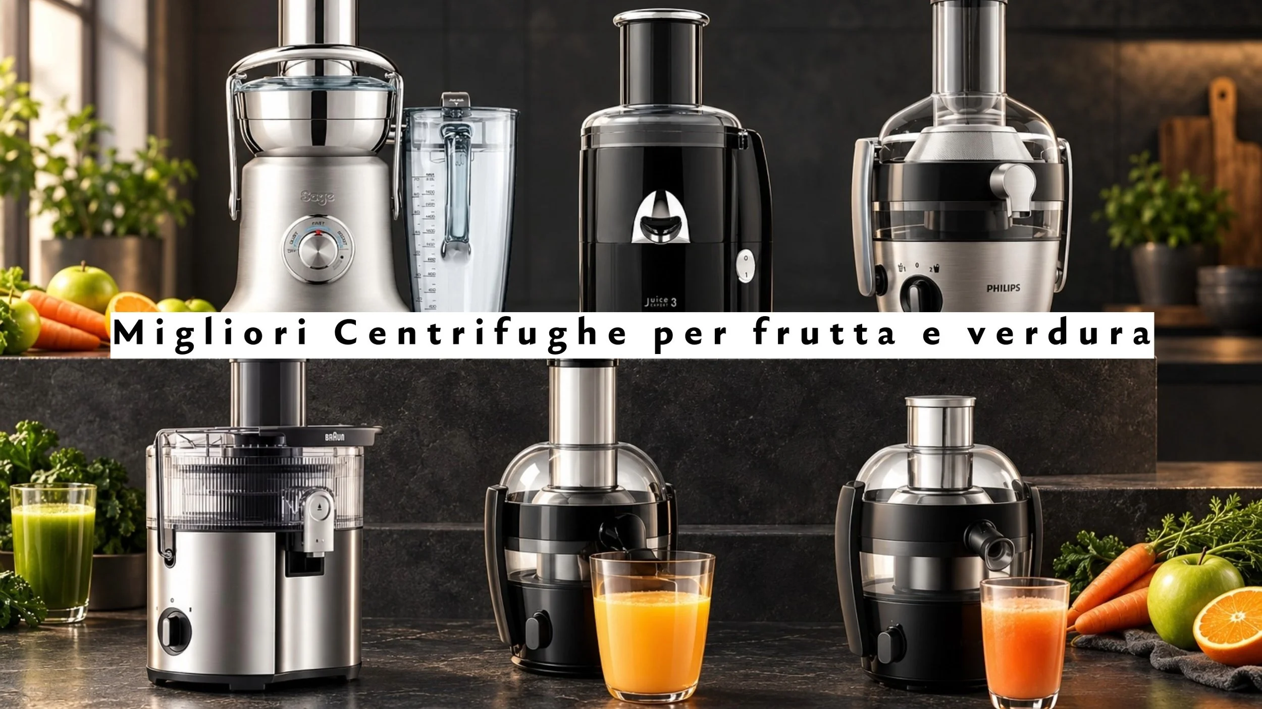 Migliori Centrifughe per frutta e verdura: 6 modelli a confronto