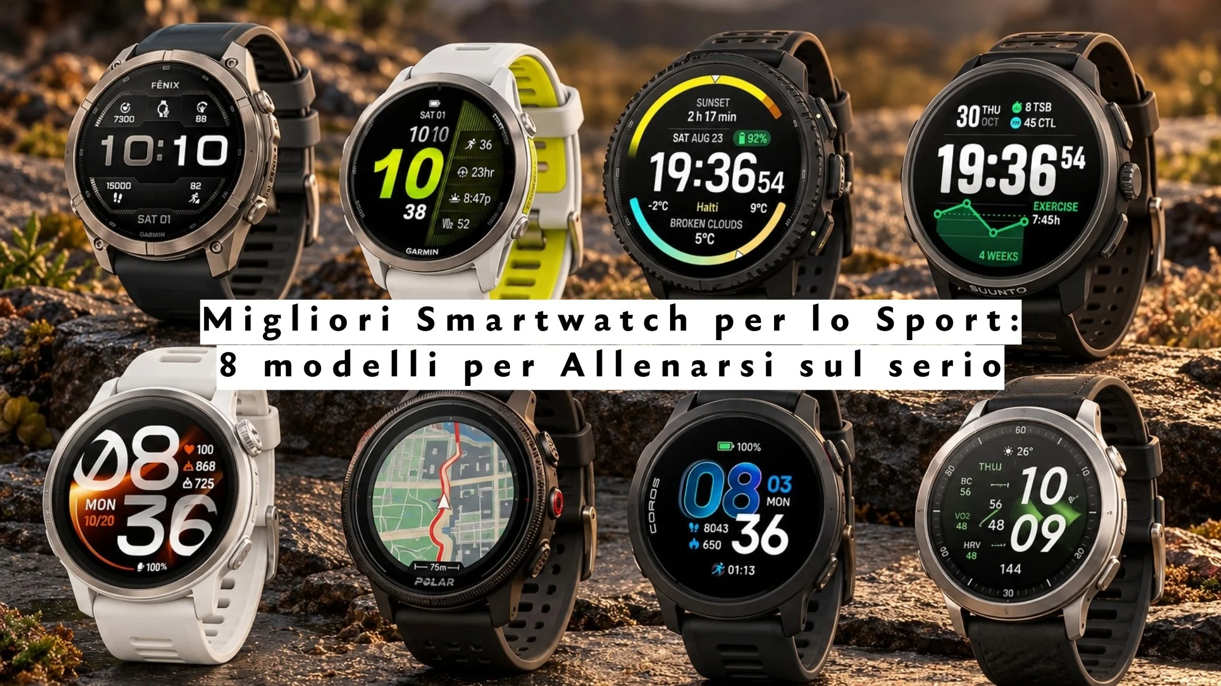 Migliori Smartwatch per lo Sport: 8 modelli per Allenarsi sul serio