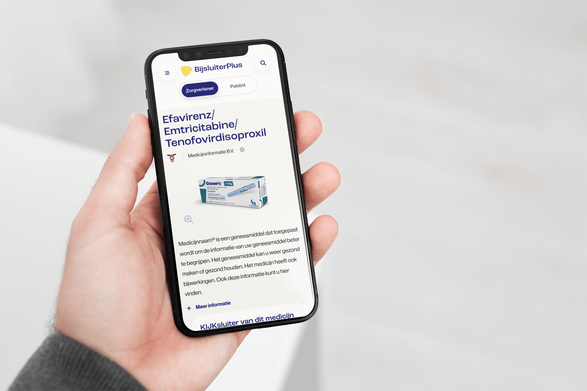 BijsluiterPlus op de smartphone