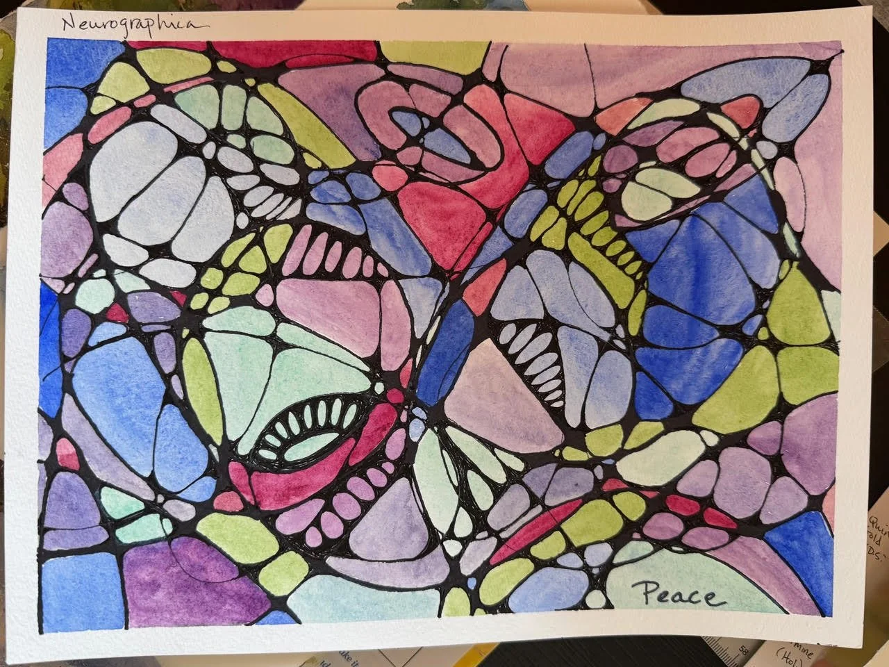 "Thanks so much for the workshop! I really enjoyed the opportunity to slow down and focus just on what was in front of me. I could see myself doing this when waiting for a flight, on a plane, or any other time when I need a gentle way to slow my brai