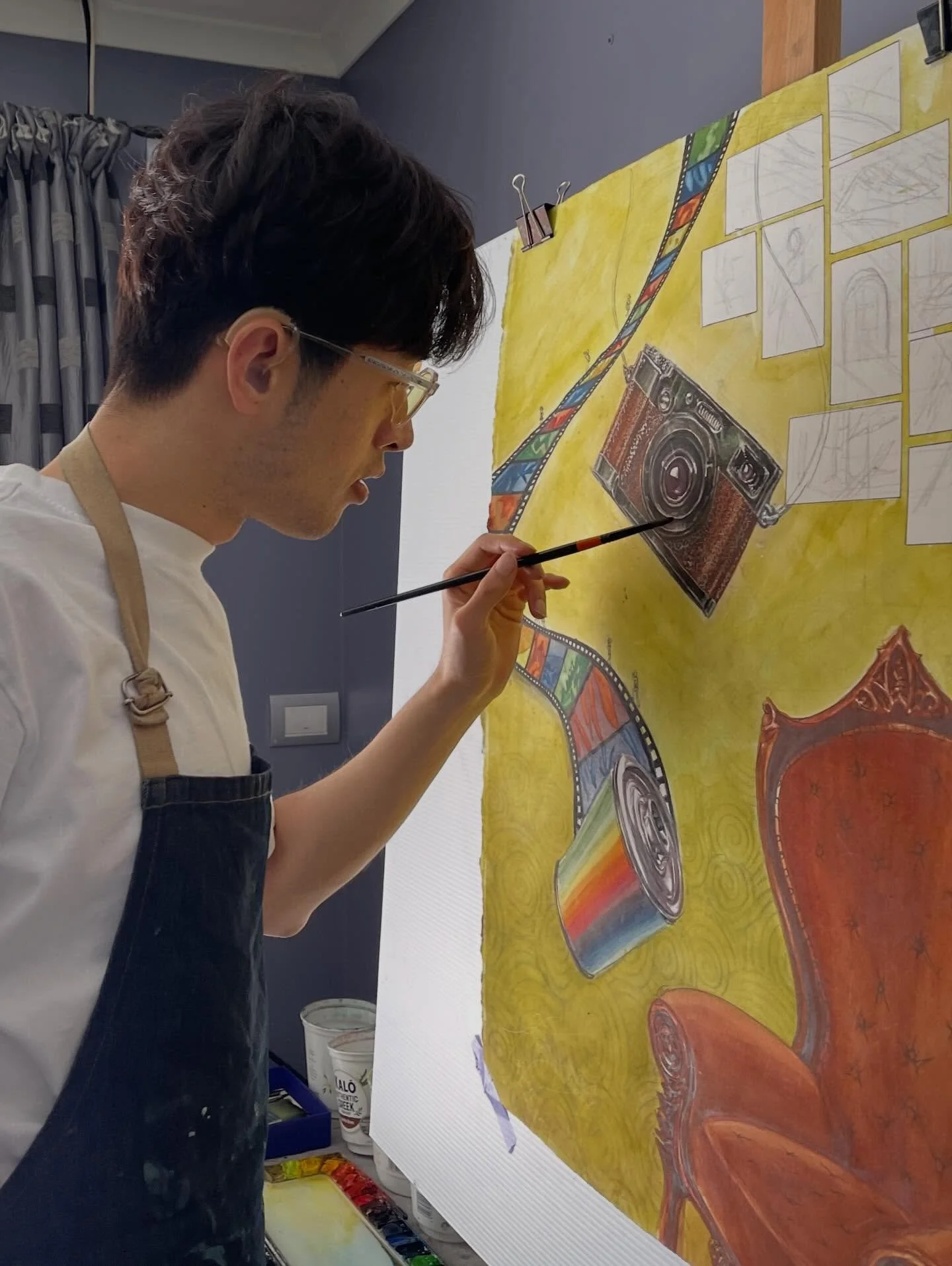 I am honoured to be selected for @nz_art_show this year.
I am currently focusing on quality and finer details in my new artworks, creating pieces that feel meaningful, nostalgic, and timeless.
Please mark your calendar and come see my latest works in