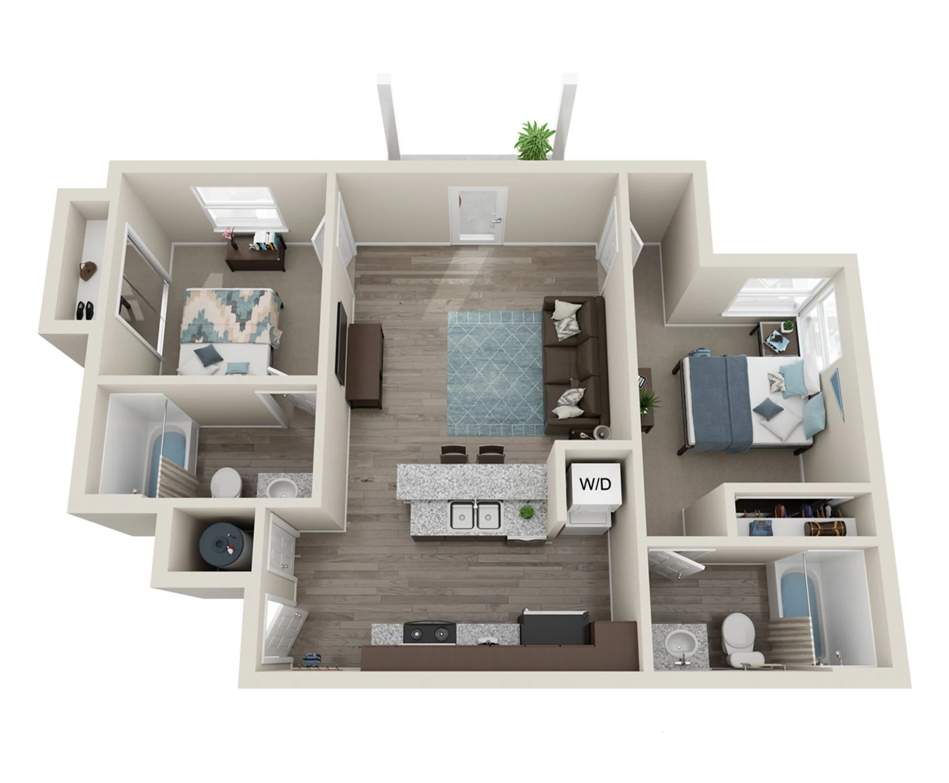 2 Bedroom — Revery A Student Community in Starkville, MS