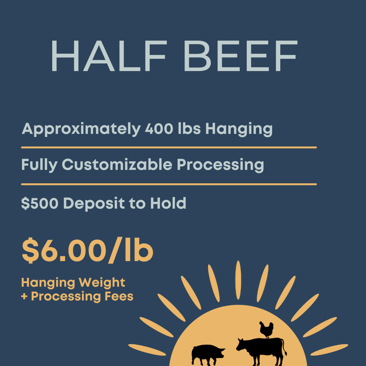 Half Beef Deposit