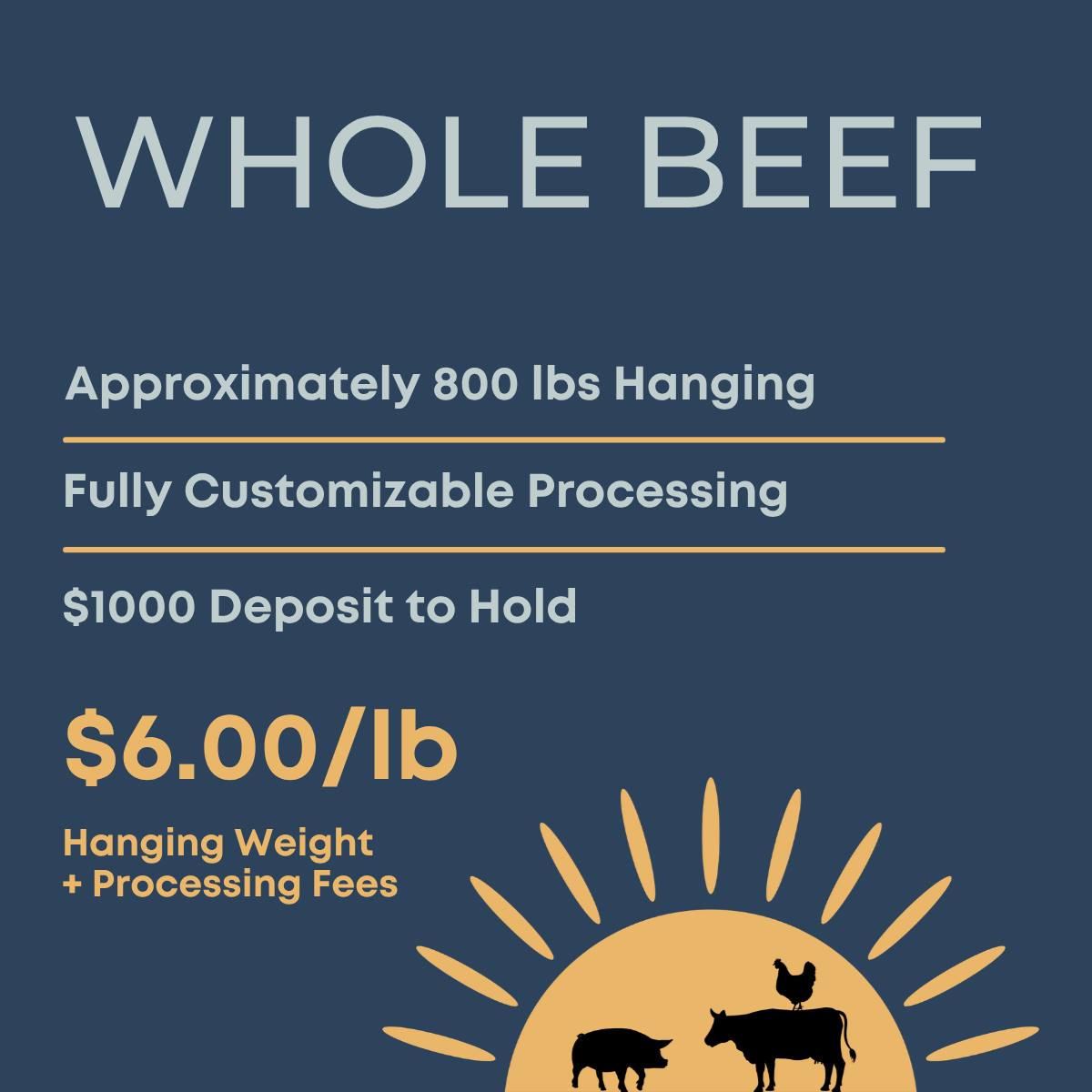 Whole Beef Deposit
