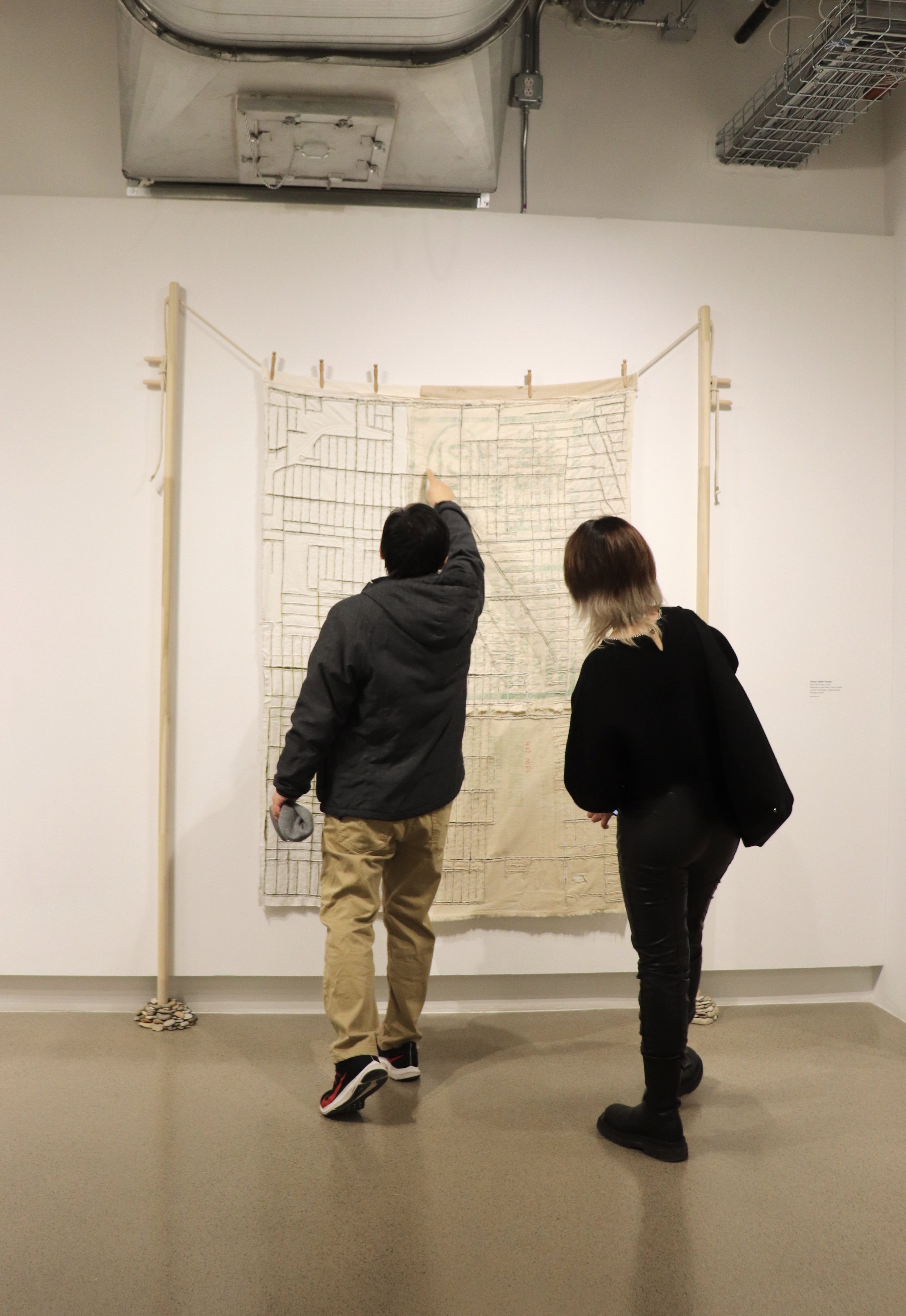 River Path Study II, 2022, installation view
