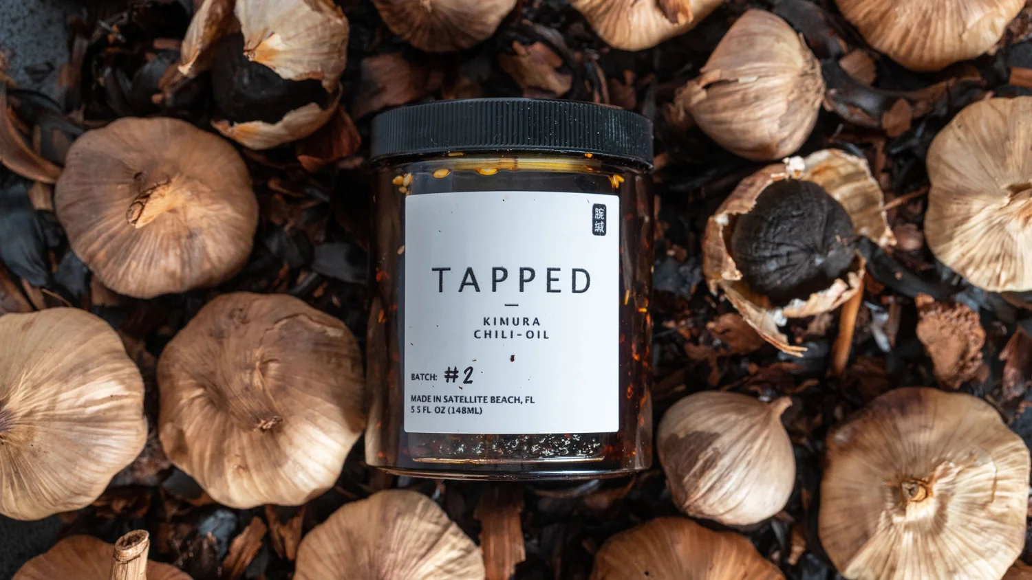 Tapped Kimura Black Garlic Chili Oil